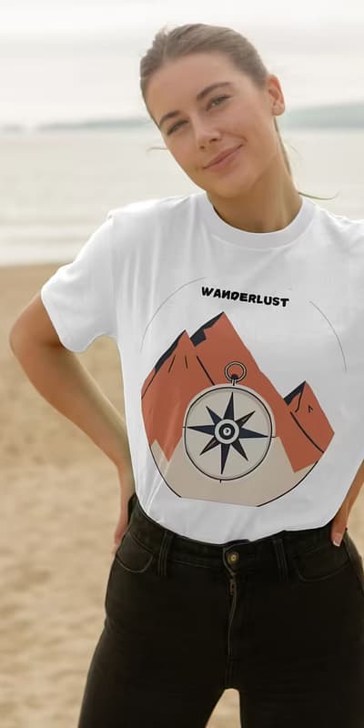 t-shirt wanderlust